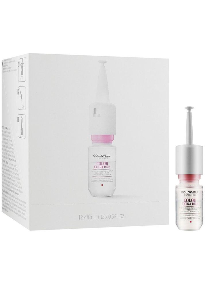 Інтенсивна сироватка для збереження кольору Dualsenses Color Extra Rich Color Lock Serum 12x18 мл (4021609061953) Goldwell (349755133)