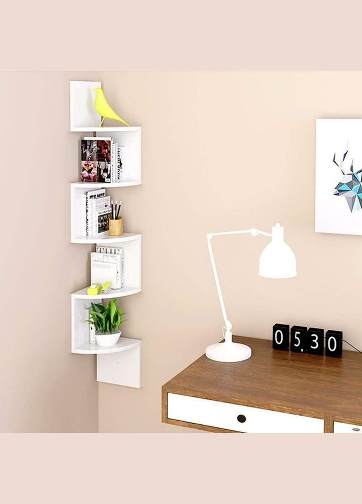 Полка змейка, угловая настенная полка G0045 VAYS (372655909)