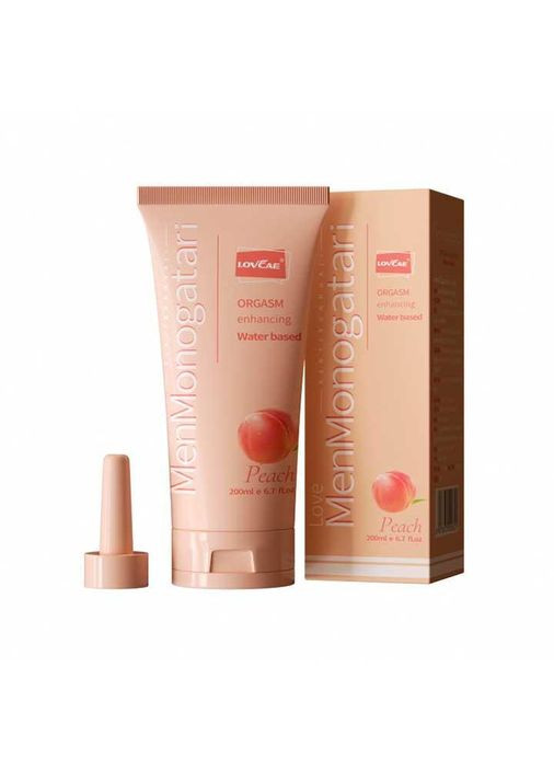 Персиковий анальний лубрикант "MenMonogatari" 200 мл - Інтимна змазка No Brand (368891959)
