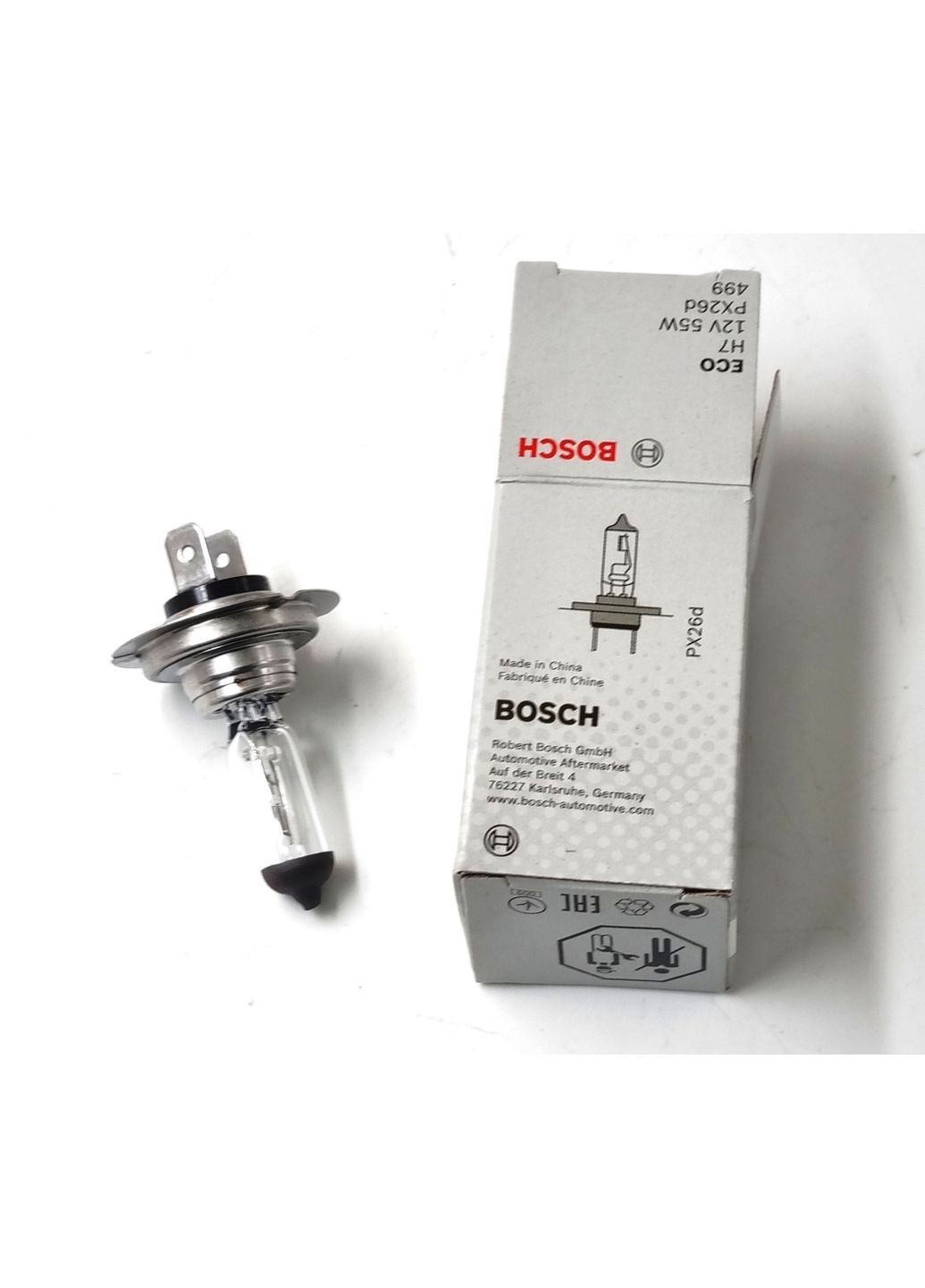 Лампочка галогена, дальний, ближний свет 1987302804 Лансер, Аутлендер MS820979 Bosch (360504080)