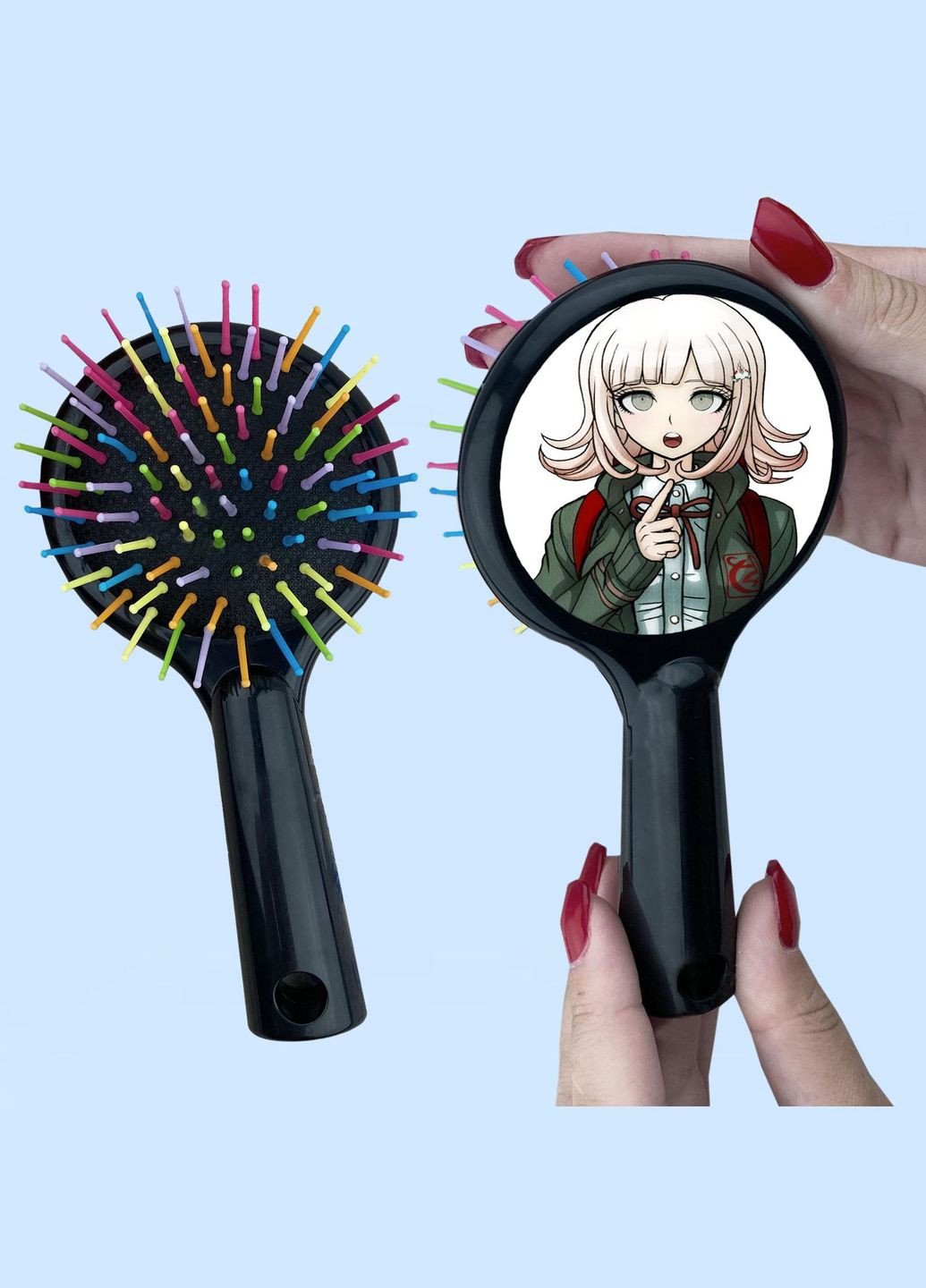 Расческа для волос Аниме Данганромпа #0008 черный No Brand (315046299)