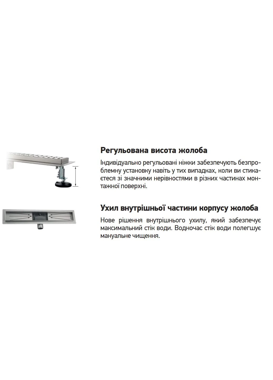 Душовий трап із нержавіючої сталі SUS304 -70x900 (KR4748) KOER FD01 (388161285)