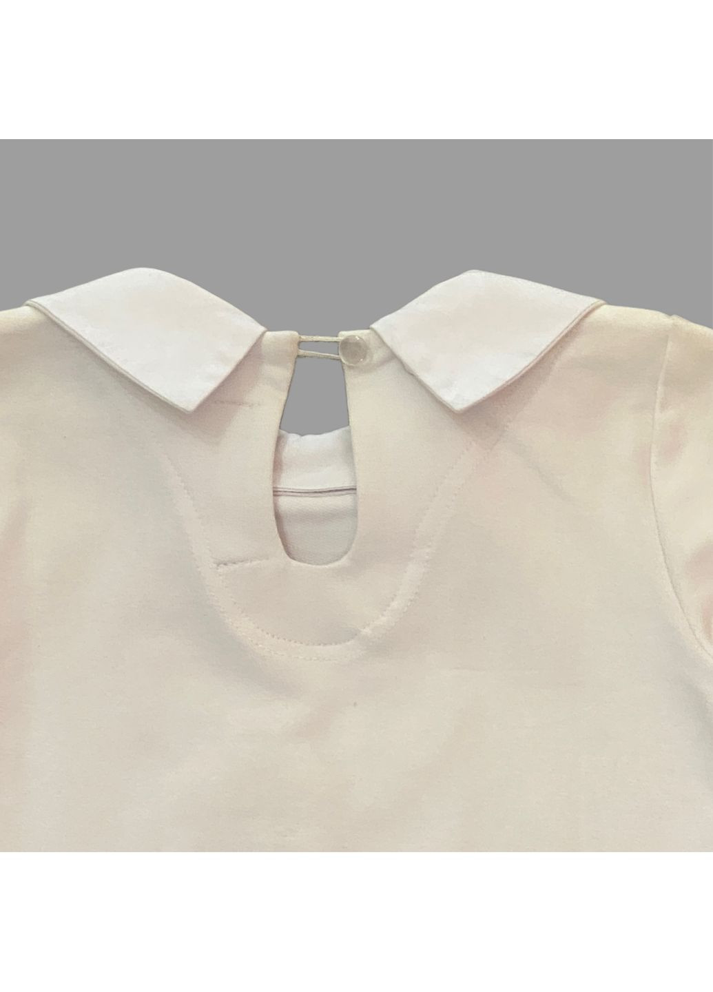 Лонгслив трикотажный белый для девочки Mone (350915914)