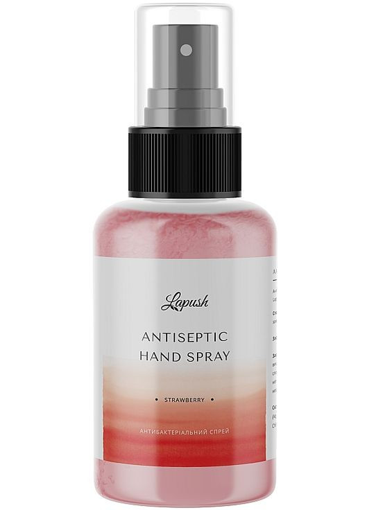 Антибактеріальний антисептик-спрей для рук "Полуниця" Antibacterial Antiseptic Spray 30ml (743253-23360720) Lapush (368630366)