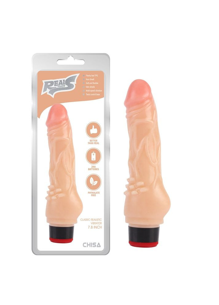 Вибратор реалистичный Real Touch S на батарейках, Chisa (331170002)