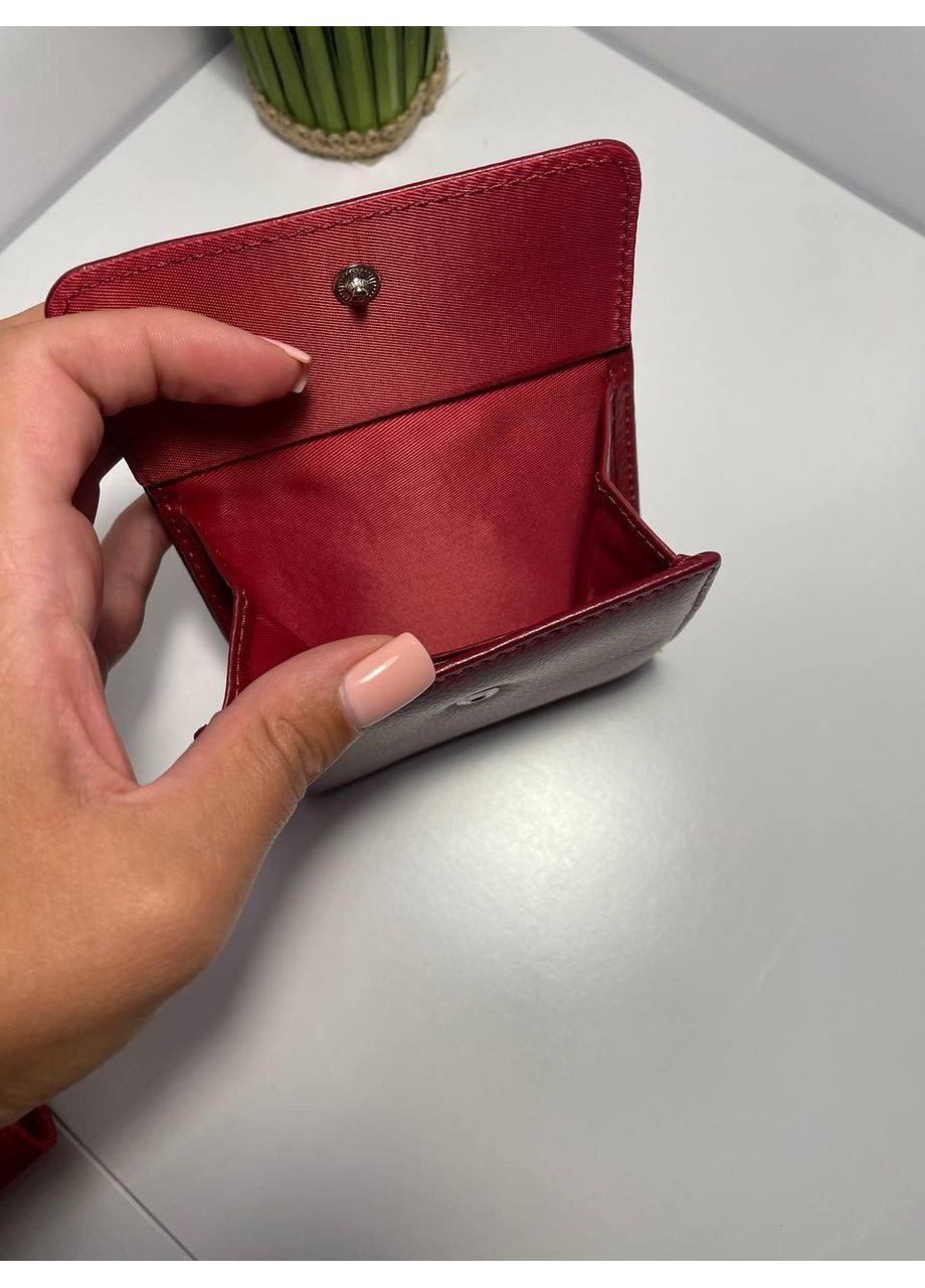 Жіночий шкіряний гаманець невеликий компактний магнітна застібка No Brand (370381531)