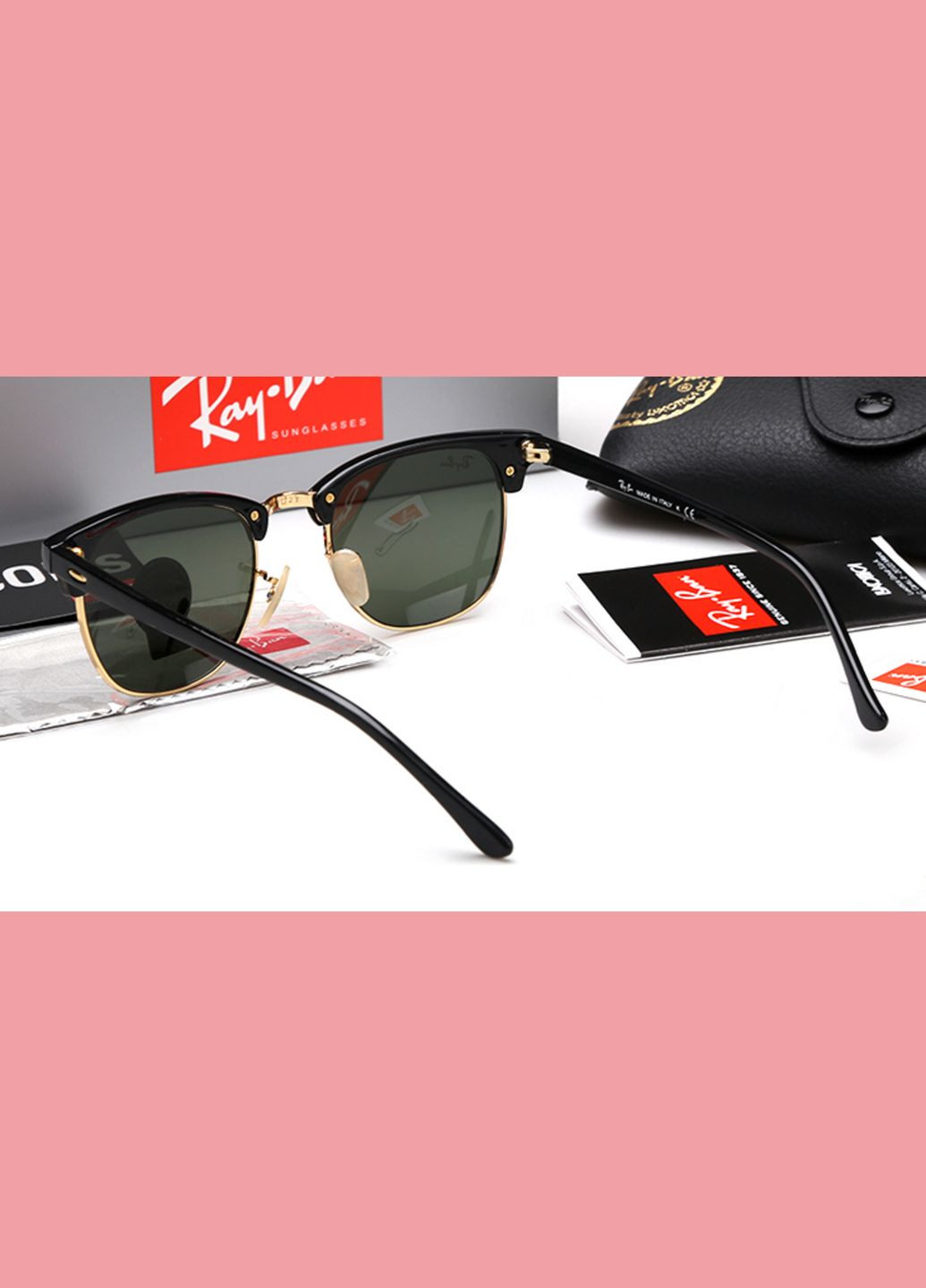 Солнцезащитные очки 3016 clubmaster blaLUX No Brand (322156976)