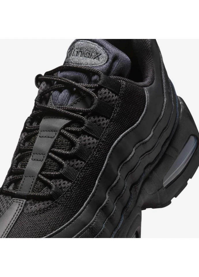Черные демисезонные кроссовки air max 95 big bubble Nike