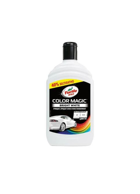 Цветообогащенная полироль Color Magic Extra Fill 500 мл Белая Turtle Wax (352748302)