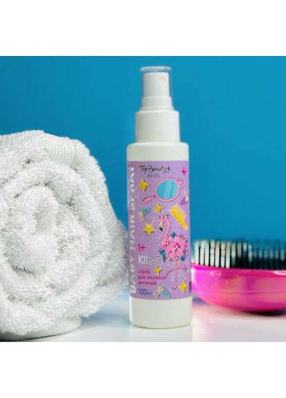 Спрей для волосся дитячий вік 1+ kids Baby Hair Spray, 100 мл Top Beauty (372446193)