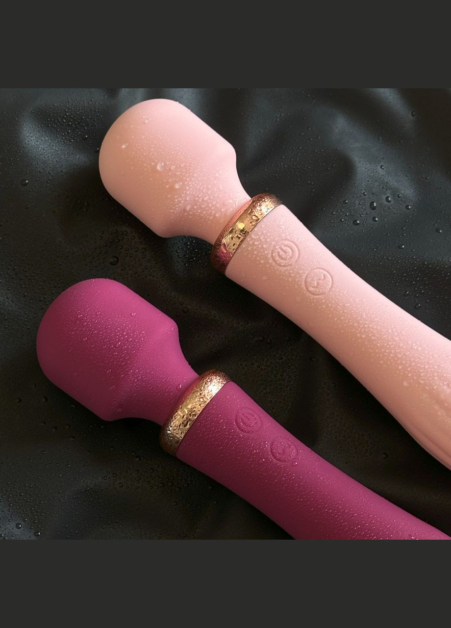 ПРЕМІУМ Вібратор мікрофон з підігрівом, двосторонній жіночий вібратор для сексу. Потужний стимулятор No Brand (302002142)