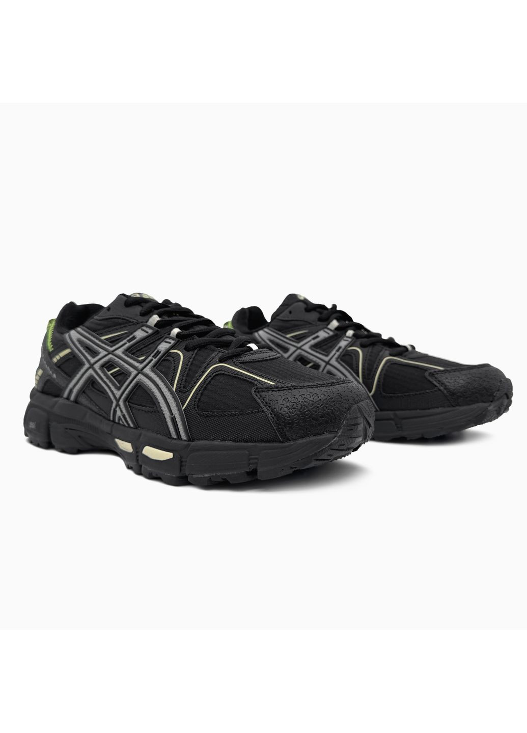 Серые демисезонные кроссовки мужские asics gel-kahana 8 black / green gore-tex асикс гель кахано No Brand