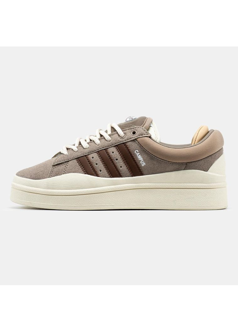 КРОСІВКИ ЖІНОЧІ ADIDAS CAMPUS X BAD BANNY BROWN BEIGE АДІДАС КАМПУС No Brand бежеві демісезони (368855151)