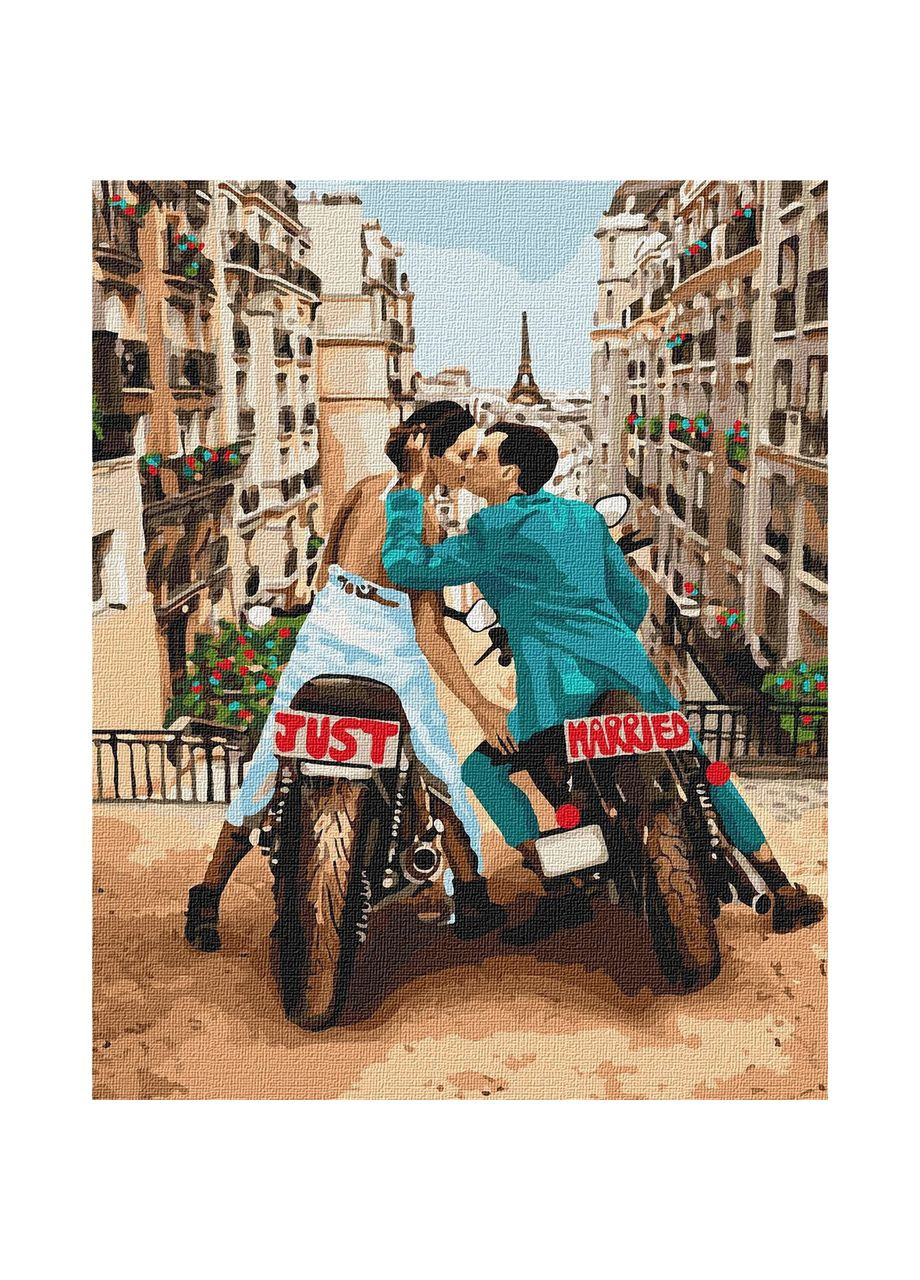 Картина по номерам Любовь в большом городе 40х50 см Ідейка (329743561)