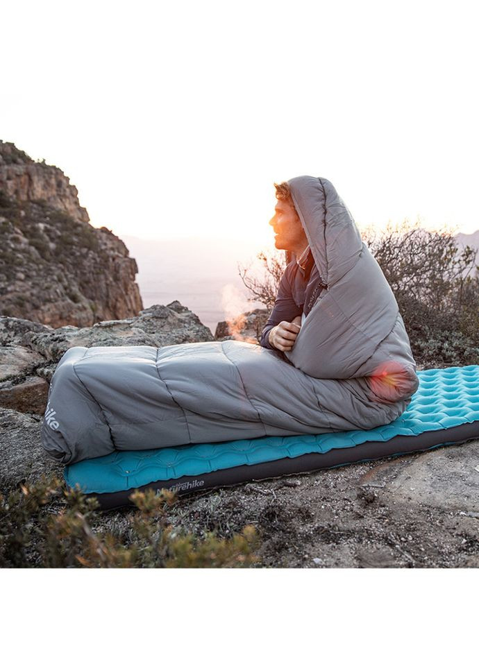 Спальний мішок з капюшоном M300 NH20MSD02, зелений, правий Naturehike (356505299)