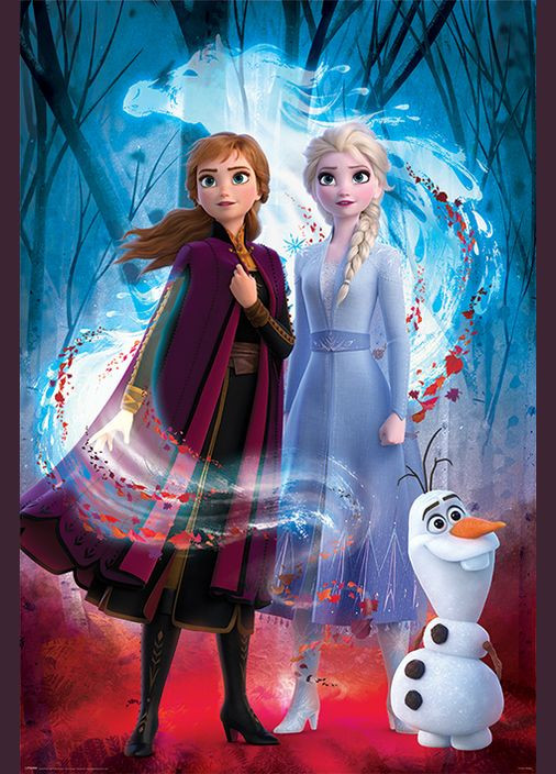 Постер плакат "Холодное Сердце 2 (Управляемый Дух)" 61x91.5см (ps-001740) Pyramid International (334325458)