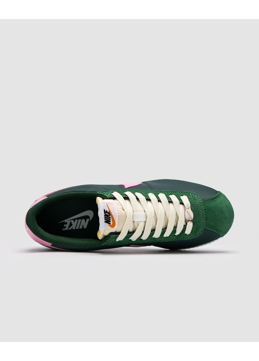 Розовые демисезонные кроссовки мужские nike cortez green / pink найк кортез No Brand