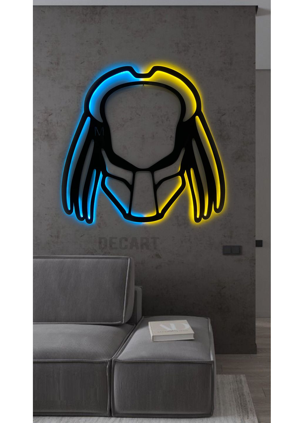 Деревянное панно Хищник 90х90 см Decart (360609060)