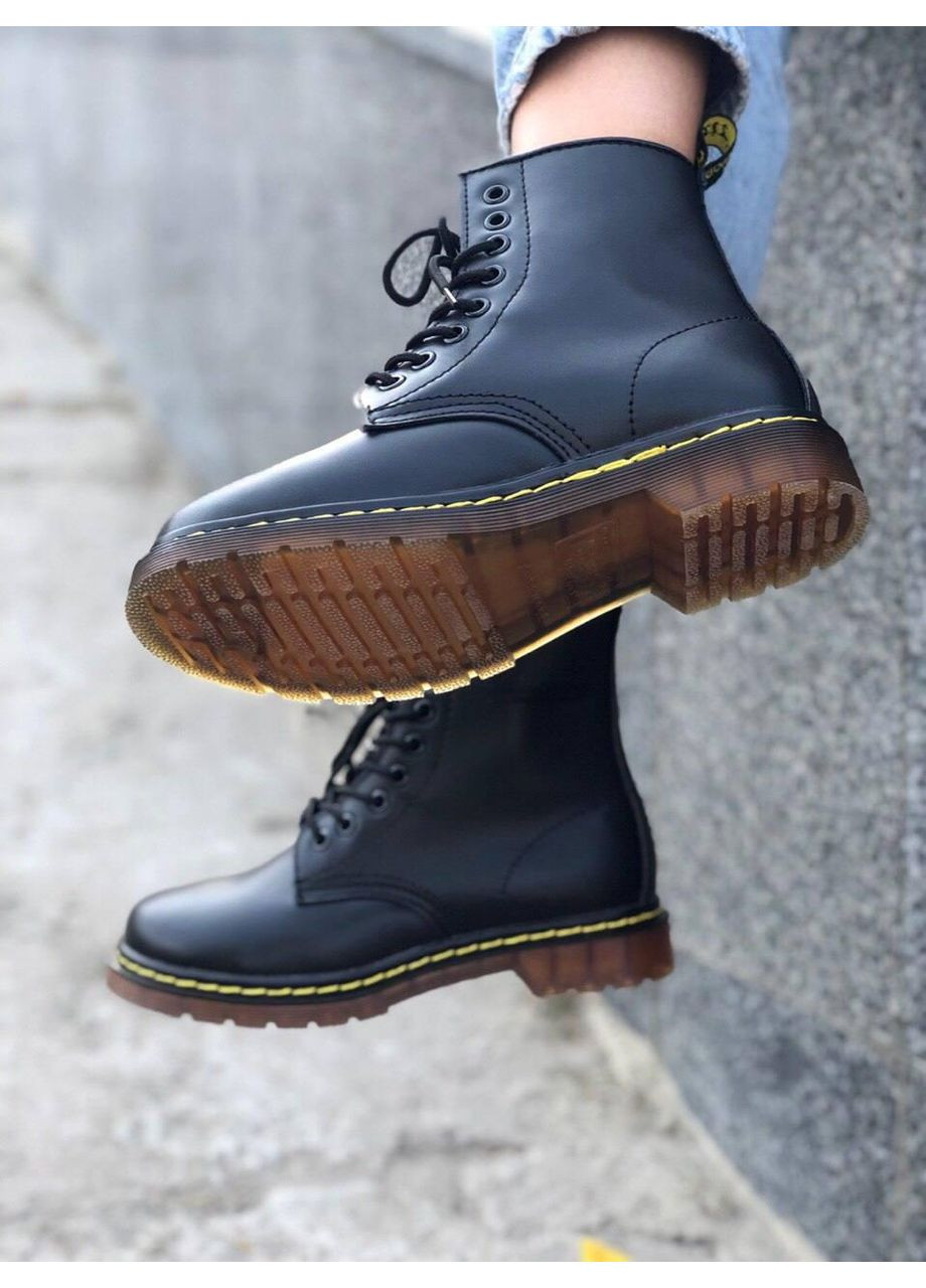 Черевики жіночі Dr.Martens 1460 Black Доктор Мартинс (Хутро) No Brand (366072230)