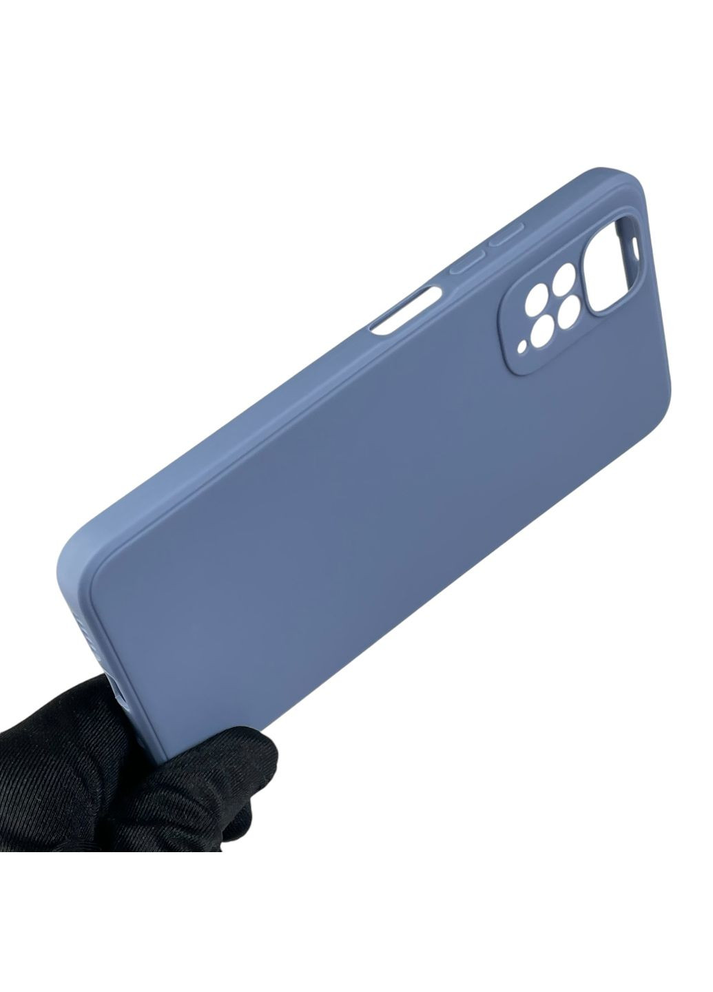 Чехол для Redmi Note 11 с квадратными гранями с защитой камеры на сяоми редми нот 11 голубой Xiaomi (366023467)