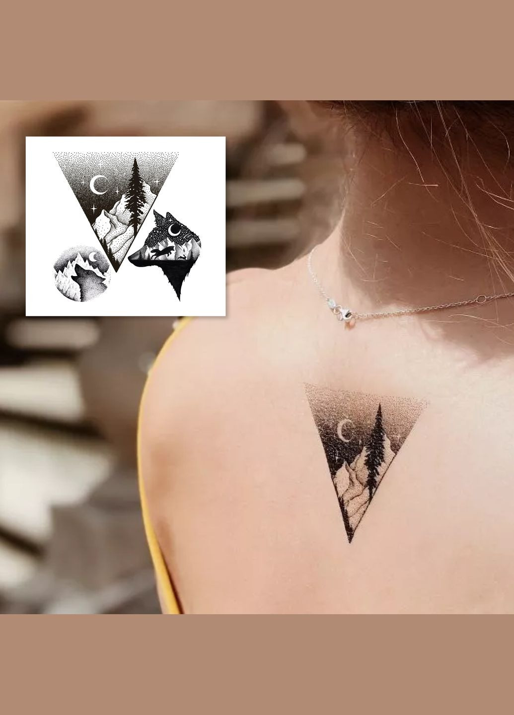 Временное тату "Горный волк" Arley Sign (295265772)