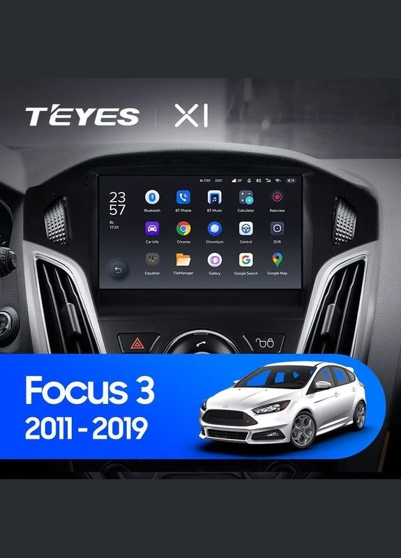 Штатная магнитола TS9-002 4+32Gb Wi-Fi Ford Focus 3 Mk 3 2011-2019 9" Decker (378905148)