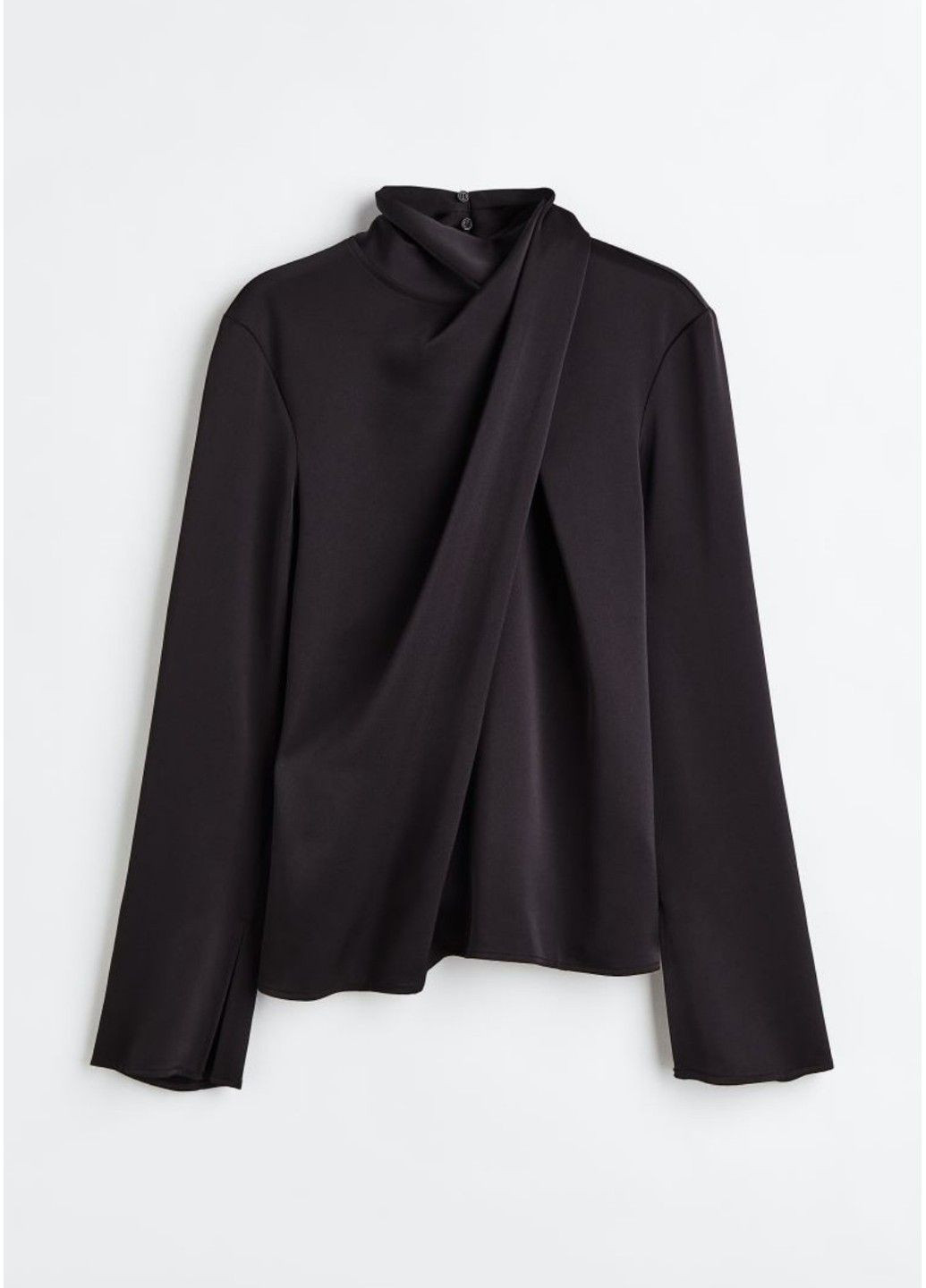 Черная вечерний рубашка H&M