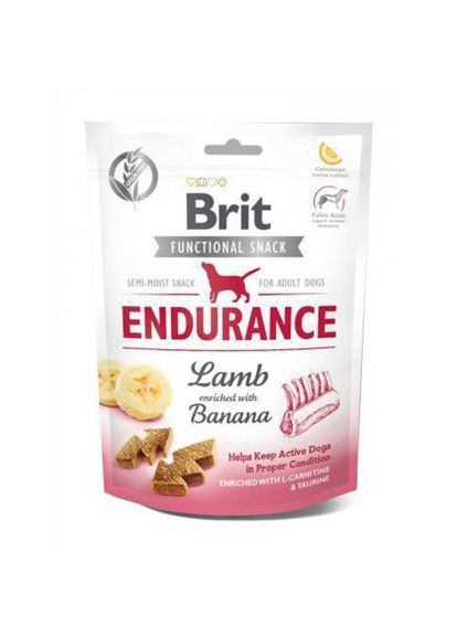 Функціональні ласощі Care Endurance ягня з бананом для собак, 150 г Brit (362582500)