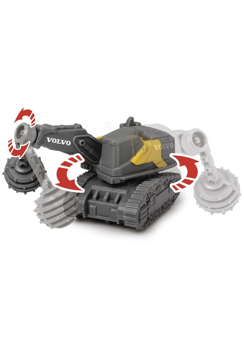 Ігровий набір Вольво Мікробудівельники, 2 види, 1 шт. в асортименті () Dickie toys 3722009 (361658872)
