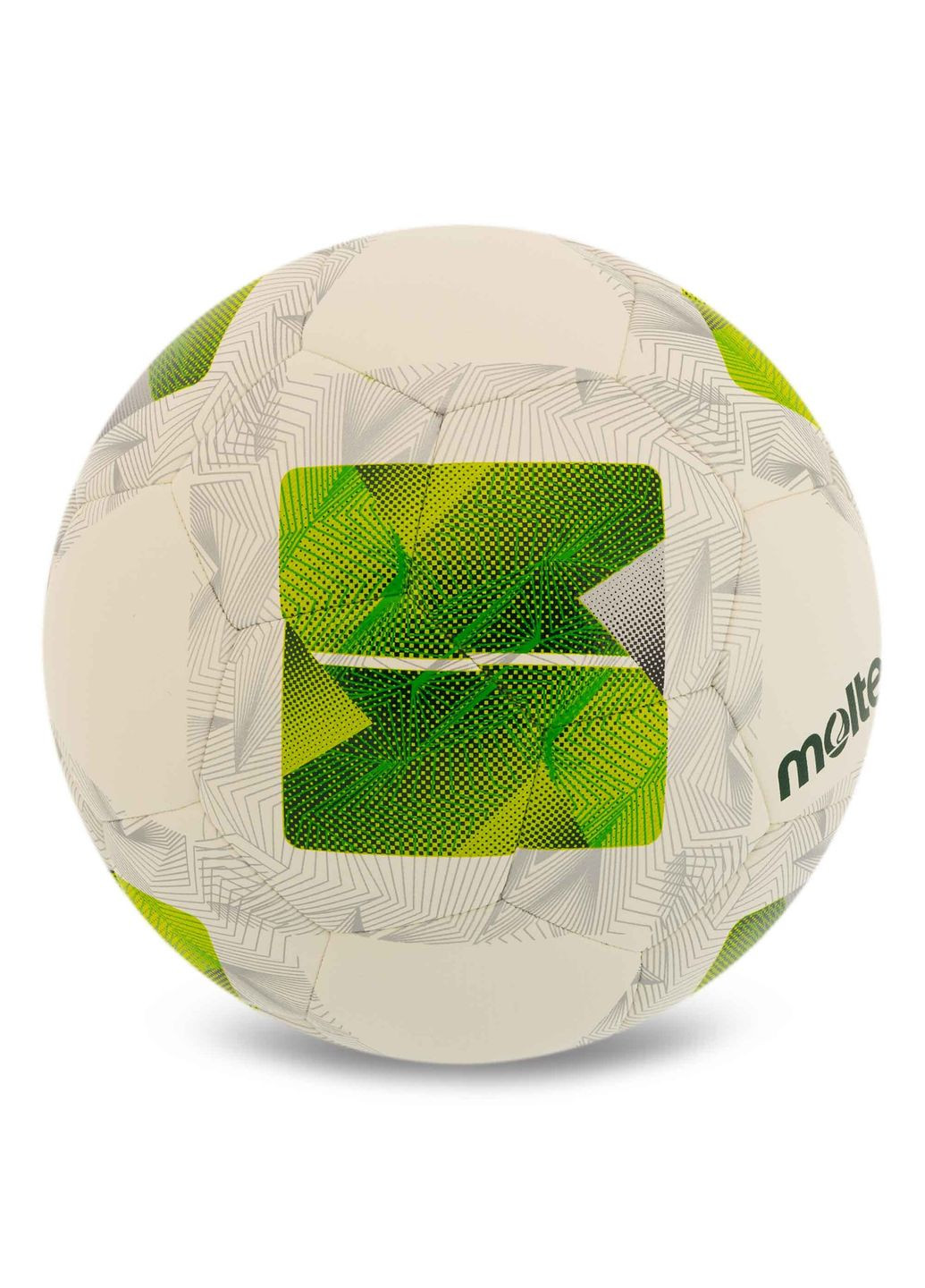 М'яч для футболу F5N3400-G біло-зелений (розмір 5) Molten (367617684)