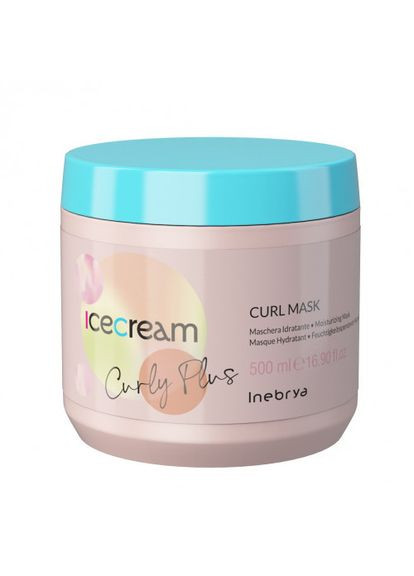 Маска для кучерявого волосся і волосся з хімічною завивкою Ice Cream Curl Mask 500 мл Inebrya (324624719)