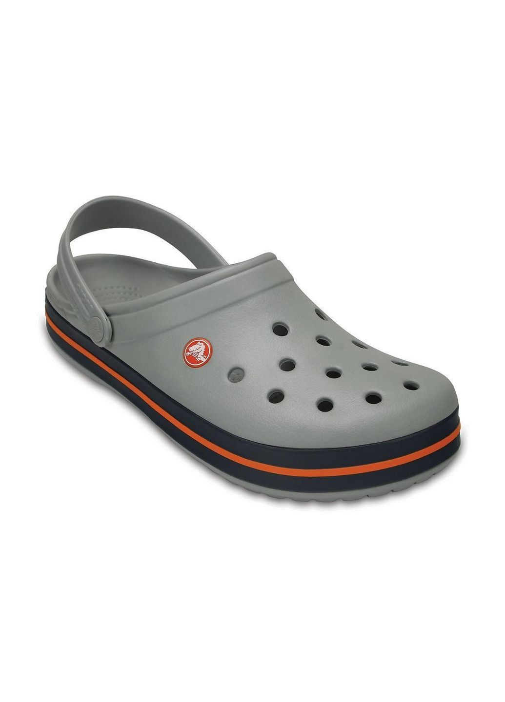 Крокси сабо Clog Light Grey / Navy Crocs Crocband (325699243)