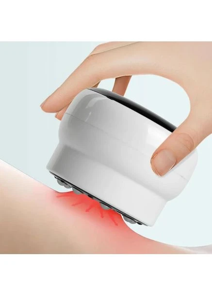 Антицеллюлитный вакуумный массажер Intelligent Cupping Massage, аккумуляторный ручной массажер для всего тела Белый LY-873-White Delimano (394129607)