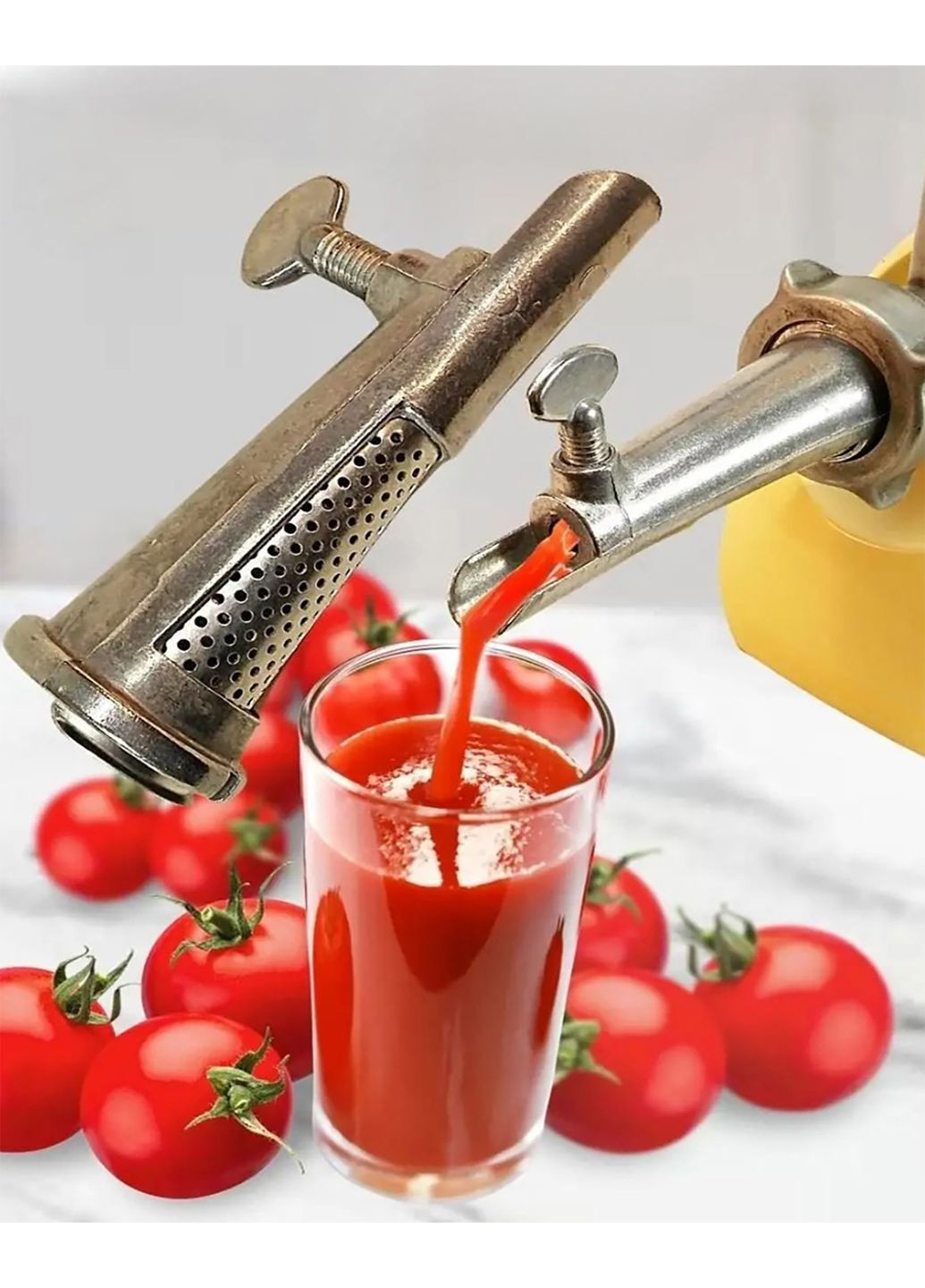 Насадка-соковыжималка на мясорубку приставка к мясорубке ХЕАЗ (322935204)