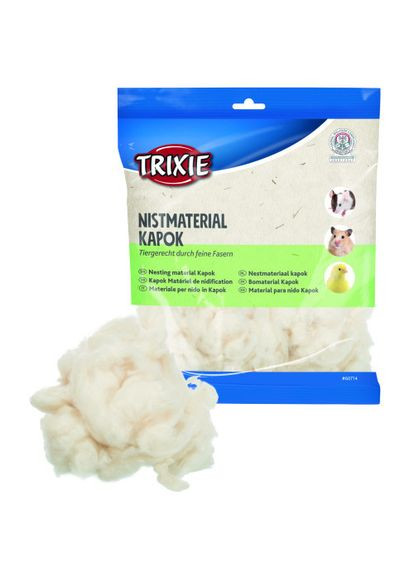 Гніздовий матеріал для гризунів Кapok кремовий, 100 г (*) Trixie (322773816)