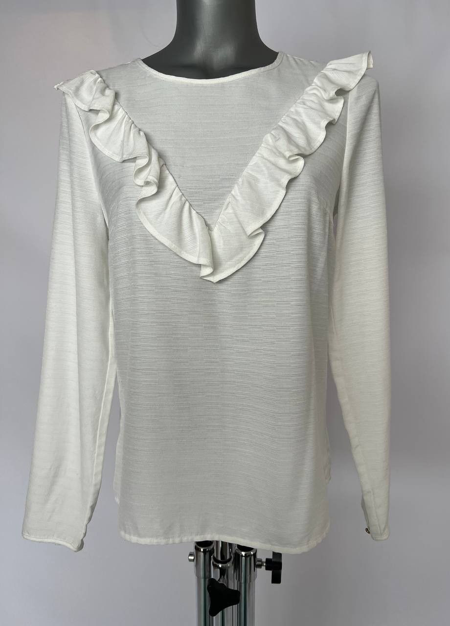 Біла блуза білий Tom Tailor