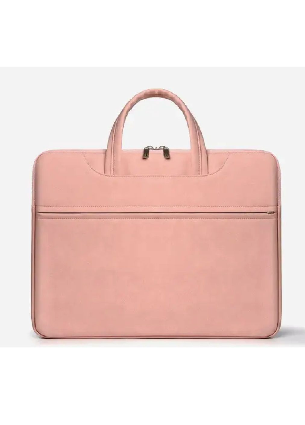 Сумка портфель с ручками ремнем для переноски хранения планшета ноутбука 15" дюймов 39.5х30.5х3 см (477107-Prob) Розовая Unbranded (294604921)
