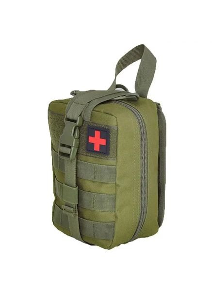 Підсумок для аптечки тактичний оливковий, аптечка військова для медикаментів з системою MOLLE No Brand (361669574)