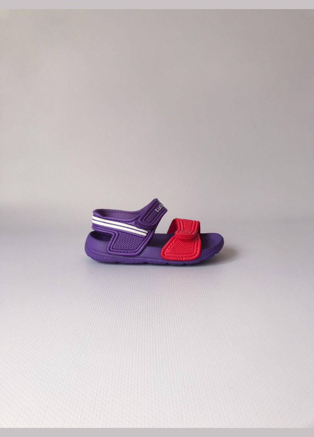Фиолетовые детские сандалии 18 г 12 см фиолетовый артикул ш57 Luck Line