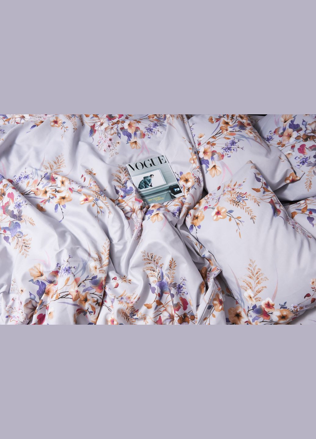 Комплект постельного белья Микросатин Premium «» полуторный евро 160х220 наволочки 2х70х70 Moon&Star spring bouquet (293147747)