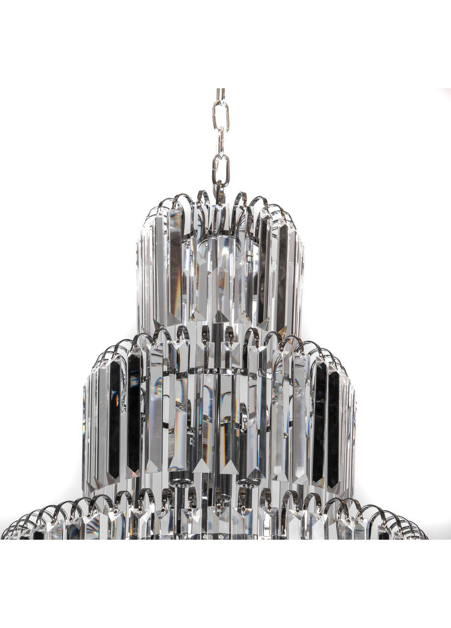 Длинная люстра на цепи (хром) на 16 лампочек 91005/500 No Brand (354229672)