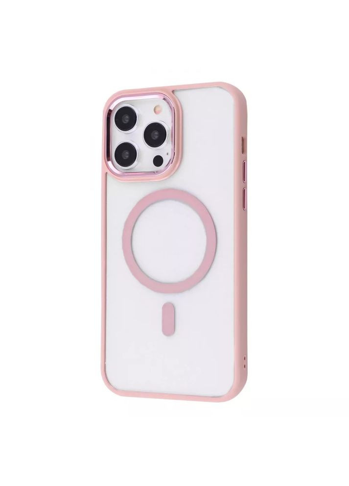 Чехол Cover Glossy Ardor Case with MagSafe для iPhone 14 Pro Max Розовый Wave (293504487)