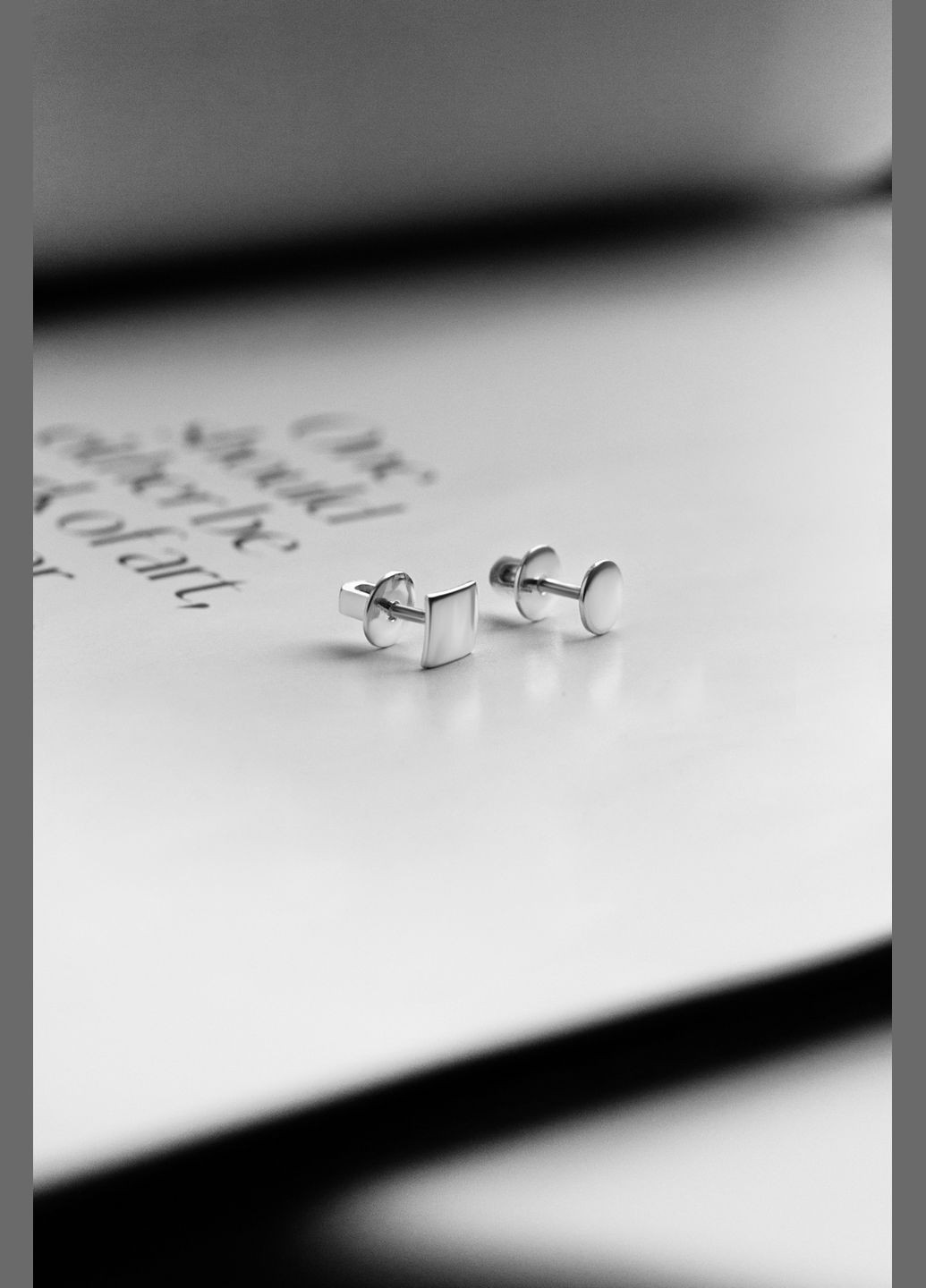 Срібні сережки-гвоздики (4883) IRIJ (331017242)