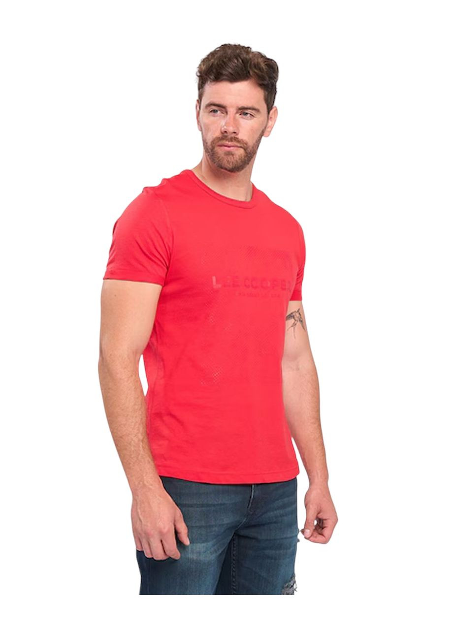 Красная футболка мужская Lee Cooper