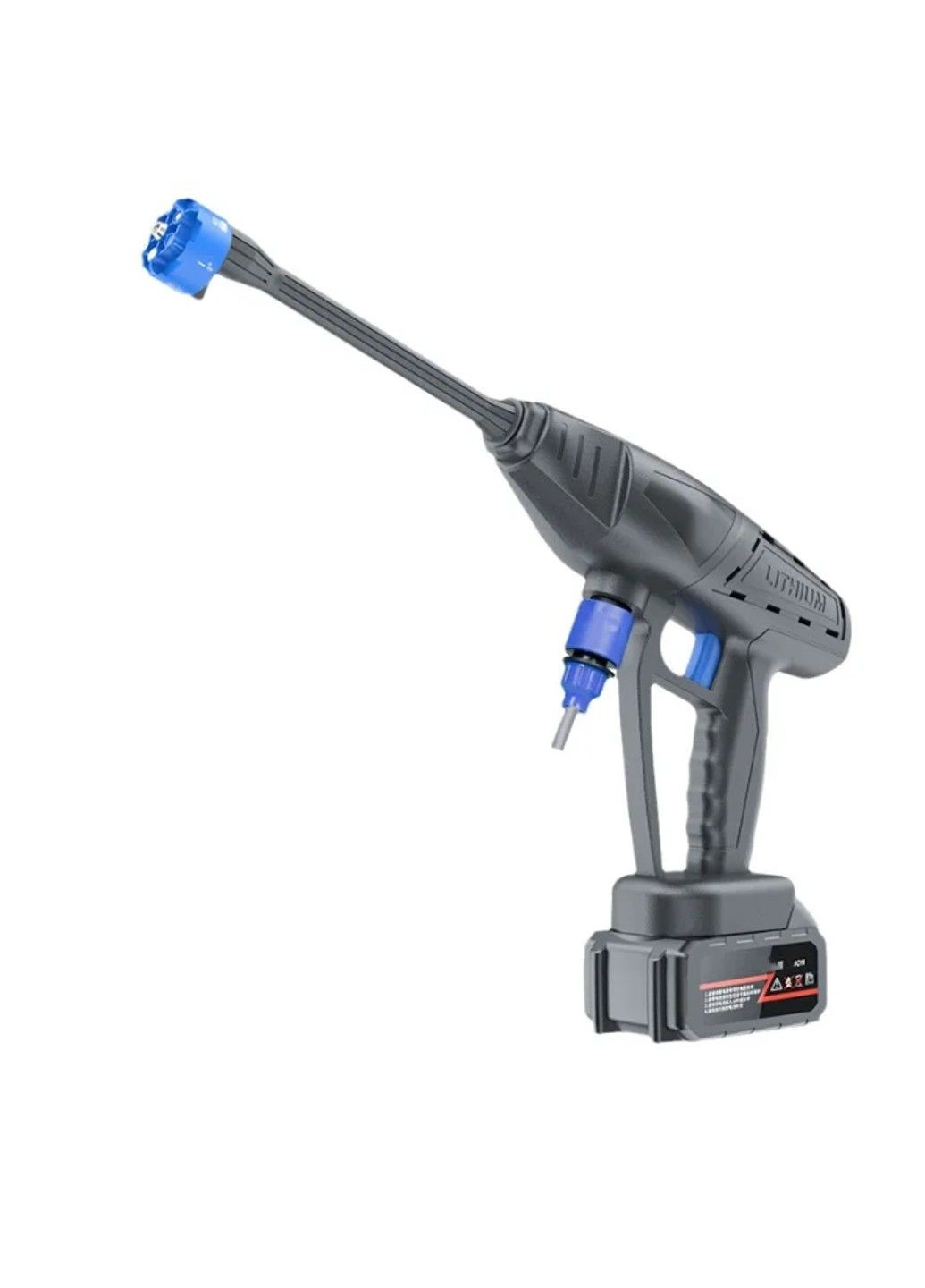 Мощная автомойка высокого давления 5 режимов 24V (2 аккумулятора) в кейсе No Brand (332637639)