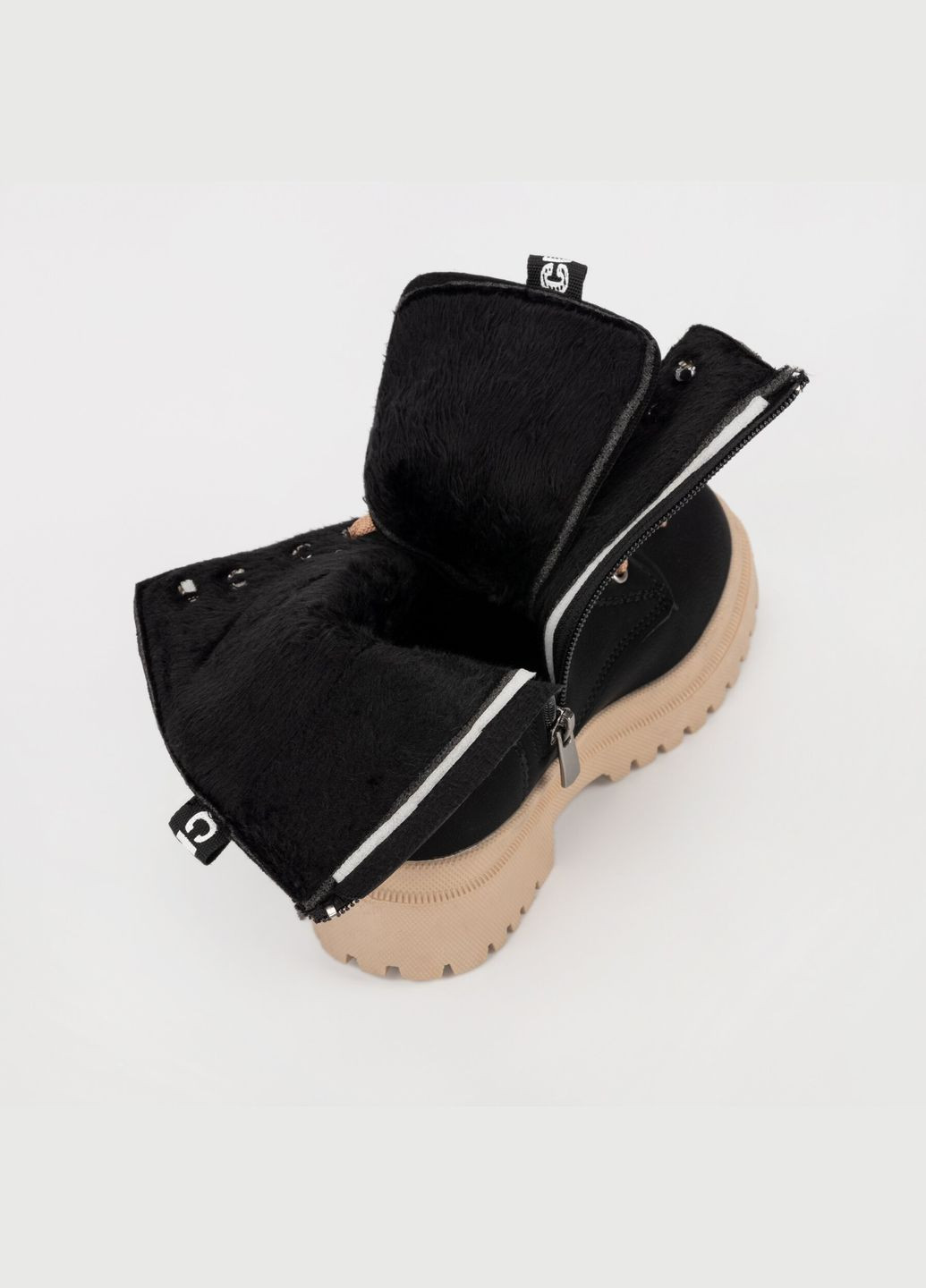 Черные ботинки для девочки 7255 черный (2000990061720d)(sn) shop (2000990061720) Twingo