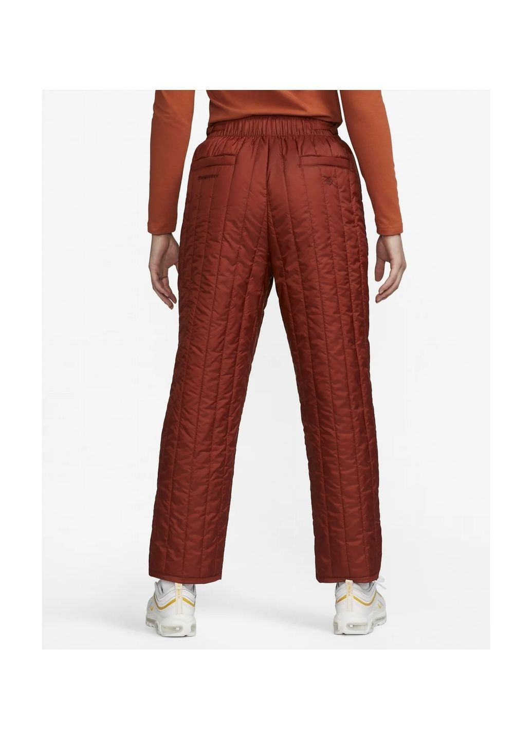 Брюки женские Sportswear Therma-Fit Tech Pack High-Waisted Pants Bordo Nike (364662503)