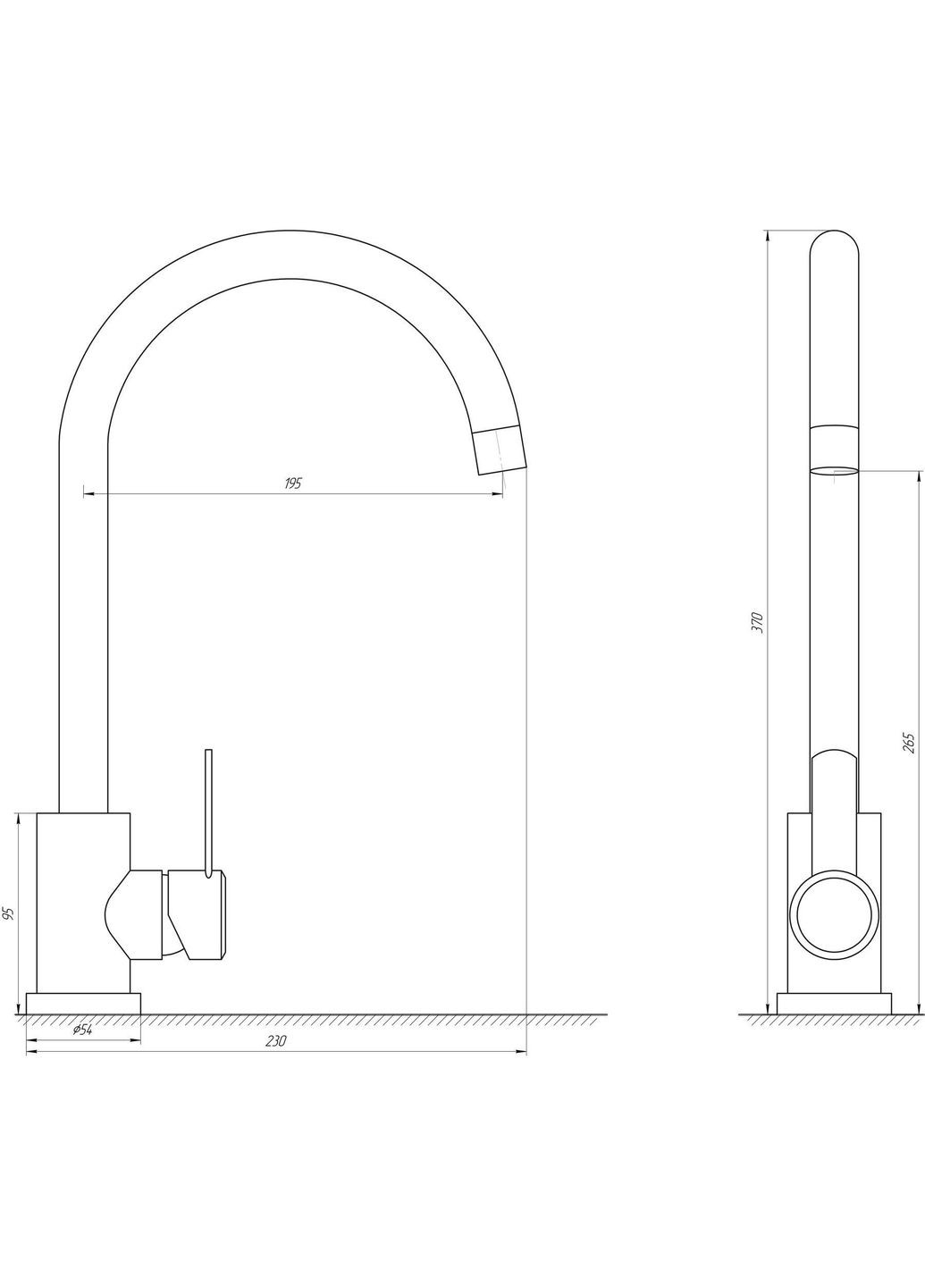 Змішувач для кухні WIEN MS2203S-BB MixMIRA (299841643)