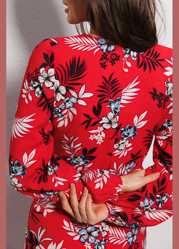 Червона сукня міді Arjen