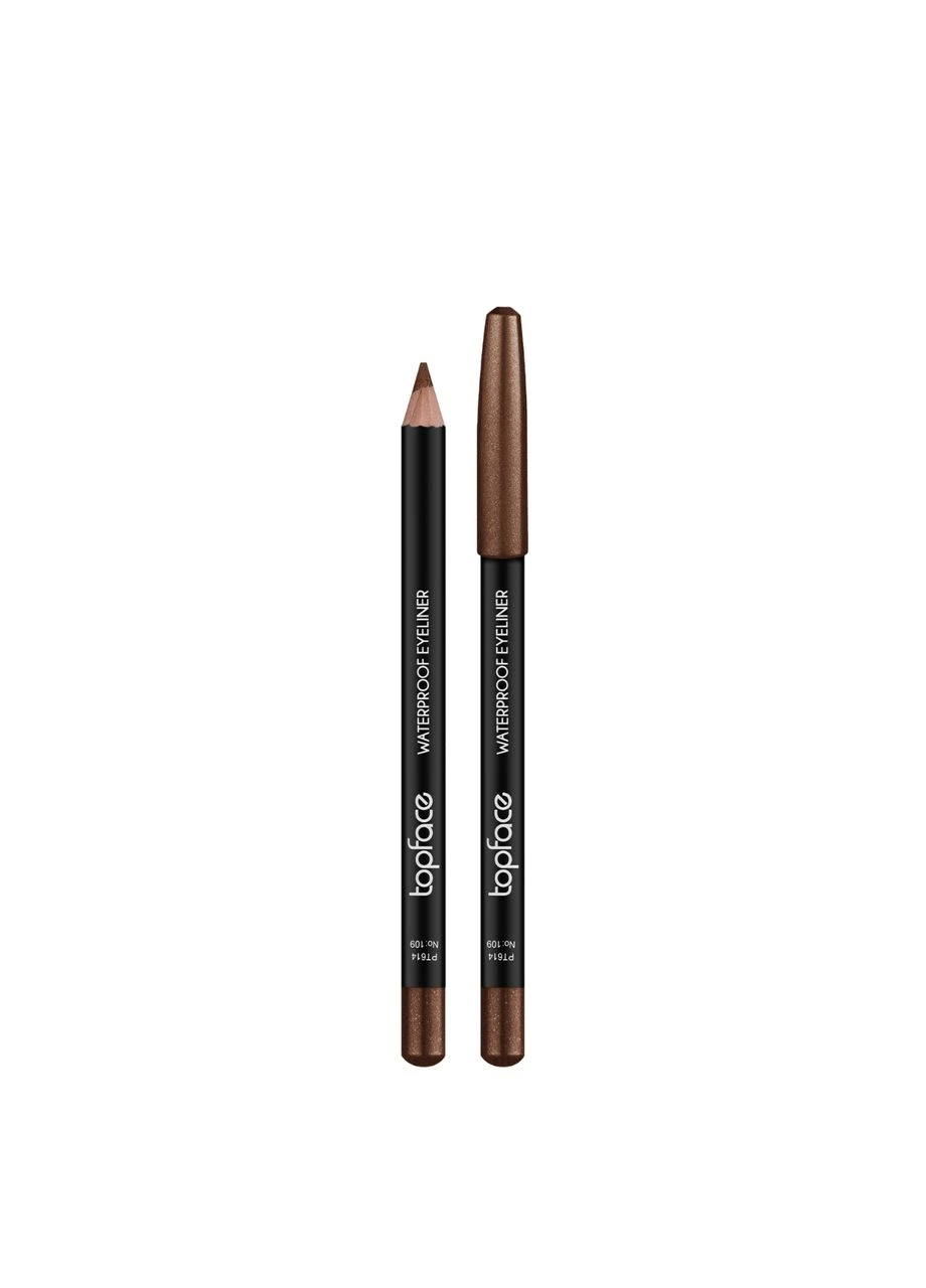 Карандаш для глаз водостойкий Waterproof Eyeliner Белый PT614 №101 TopFace (337359087)
